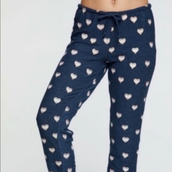Chaser Hearts Joggers Oversized Pants Size Extra Small - Picture 2 of 9